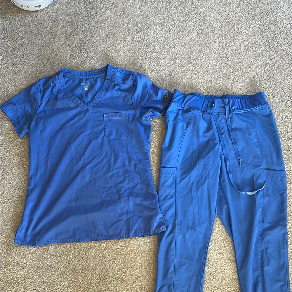 Blue Scrub Set